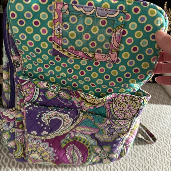 Vera Bradley quilted backpack - Picture 2 of 8
